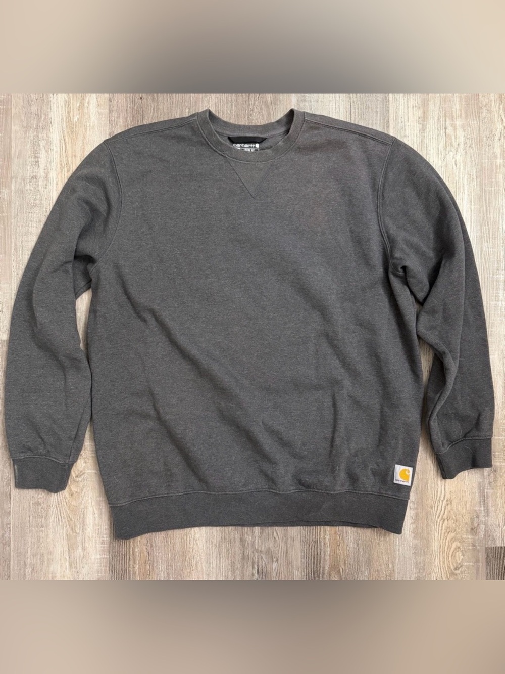 Carhartt Sweatshirt Mens XL Gray K124 Crewneck Pullover Workwear TS0124